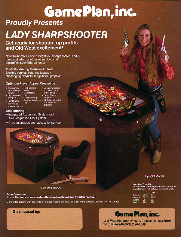 Game Plan Lady Sharpshooter Flyer